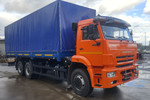 Бортовой КАМАЗ-6520 с тентом