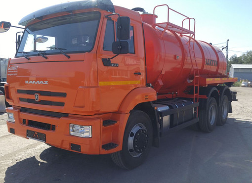 Автоцистерна вакуумная МВ-12 на шасси КАМАЗ-65115