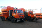 Комбинированная дорожная машина ЭД-405Г на базе КАМАЗ-65115