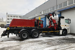 КАМАЗ-65207 с ГМУ и крюковым погрузчиком