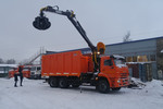 Ломовоз КАМАЗ-6520 с КМУ МАЙМАН-100S