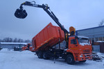 Ломовоз КАМАЗ-6520 с КМУ МАЙМАН-100S