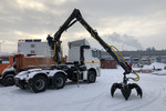 Ломовоз КАМАЗ-65206 с КМУ ОМТ-120М