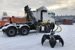 Ломовоз КАМАЗ-65206 с КМУ ОМТ-120М