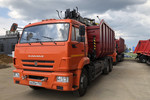 Ломовоз КАМАЗ-65115 с КМУ VM10L74M с лепестковым грейфером RG-25