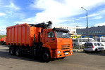 Ломовоз КАМАЗ-6520 с ГМУ VM10L74M с грейфером ГЛ-1У