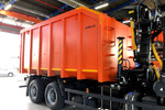 Ломовоз КАМАЗ-6520 с ГМУ VM10L74M с грейфером ГЛ-1У