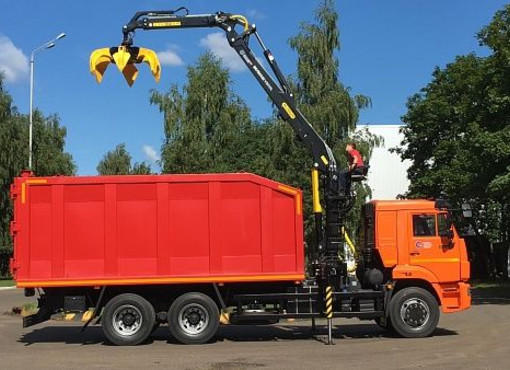 Ломовоз КАМАЗ-65115-3094-48 с КМУ VM10L74M