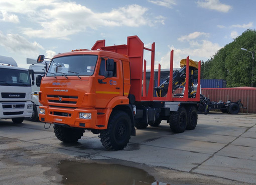 Сортиментовоз КАМАЗ-43118 с ГМУ ОМТЛ-97