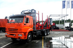 Сортиментовоз на шасси КАМАЗ-65115 с ГМУ PALFINGER EPSILON Q150 L CAM