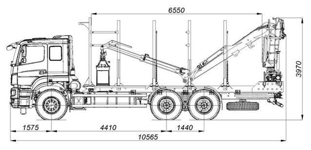 Камаз 6580 схема