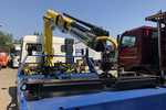 Эвакуатор КАМАЗ-4308 со сдвижной платформой и КМУ HYVA HA110 E2