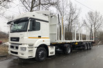 Сортиментовоз КАМАЗ-5490-022-87 с полуприцепом ТЗА-588511