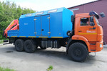 Фургон 7727А-10 с КМУ ИМ-150N на шасси КАМАЗ-43118