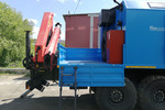 Фургон 7727А-10 с КМУ ИМ-150N на шасси КАМАЗ-43118