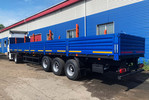 Автопоезд КАМАЗ-5490-022-87 с бортовым полуприцепом НЕФАЗ-93341