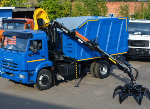 Ломовоз КАМАЗ-43253-3010-69 с манипулятором Р60М 650
