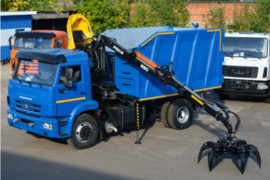 Ломовоз КАМАЗ-43253-3010-69 с манипулятором Р60М 650