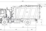 Ломовоз КАМАЗ-43253-3010-69 с манипулятором Р60М 650