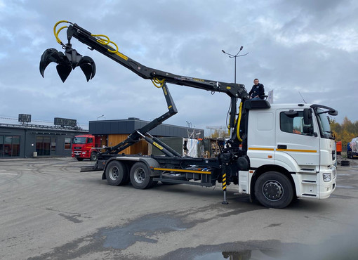 Мультилифт Palift PH-15 с ГМУ ОМТ-120М на шасси КАМАЗ-65207