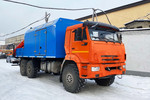 Фургон с КМУ Palfinger РК 15500 на шасси КАМАЗ-43118