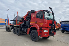 Сортиментовоз КАМАЗ-65802-87 c ГМУ Cranab TL12