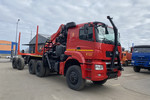 Сортиментовоз КАМАЗ-65802-87 c ГМУ Cranab TL12