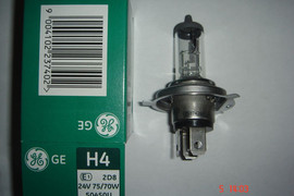 лампа 24V H4, 75/70W, P43t GeneralElectric