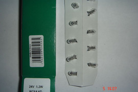лампа безцокольная 24V 1,2W, W2x4,6d GeneralElectric