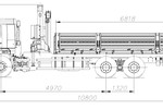 КМУ HYVA CRANE HB230 E2 на шасси КАМАЗ-65117-3010-48