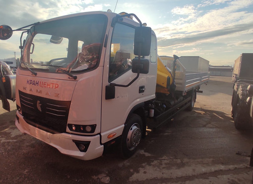 КМУ HYVA CRANE HB80E2 на шасси КАМАЗ-43089 (Компас-9)
