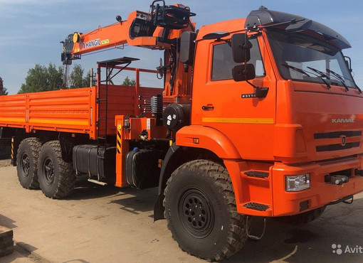 КМУ Hangil HGC-756 на шасси КАМАЗ-43118-73094-50