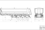 Автопоезд КАМАЗ-5490-053-87 с самосвальный полуприцепом НЕФАЗ-9509-016-30