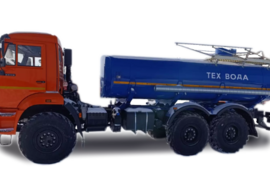 Автоцистерна для перевозки технической воды на шасси КАМАЗ 43118